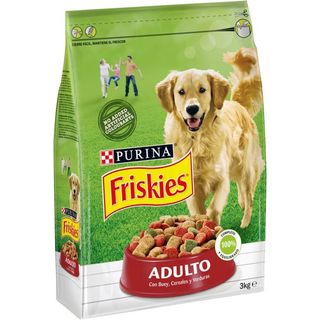 Friskies perro adulto carne con cereales y verduras 3 kg