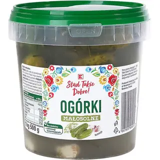 K-Stąd Takie Dobre STD Ogórki małosolne 1 kg