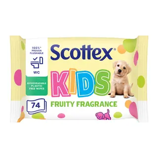 Scottex Papel Higiénico Húmedo Kids 74u