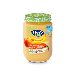 Tarrito Melocoton Platano Hero 190G (296345)