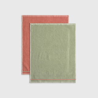 Set De Dos Trapos De Rizo Dut Rosa Oscuro 50x70 cm