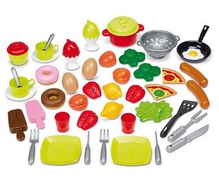 Caja Con 75 Piezas De Frutas Y Vegetales (546820)