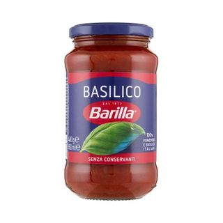 Barilla Sugo Basilico 100% Pomodoro e Basilico Italiani Condimento per Pasta 400g