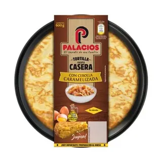 Tortilla De Patata Casera Palacios Con Cebolla Caramelizada 600 G