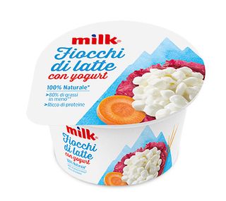 Fiocchi di latte con yogurt