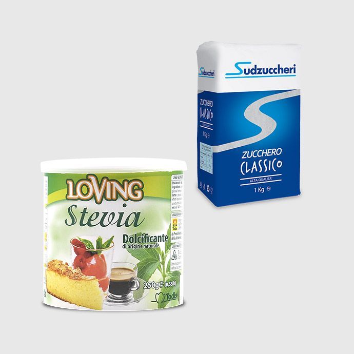 Zucchero, cacao e dolcificanti