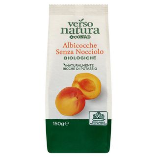 CONAD VERSO NATURA Albicocche Senza Nocciolo Biologiche 150 g - 8003170058156