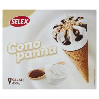 Coni Panna X 6 Gr450 Selex