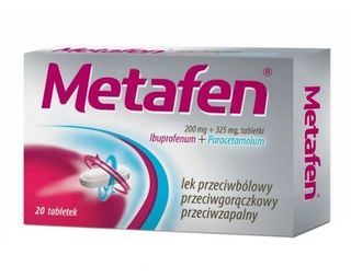 Metafen 200 mg + 325 mg 20 tabletek