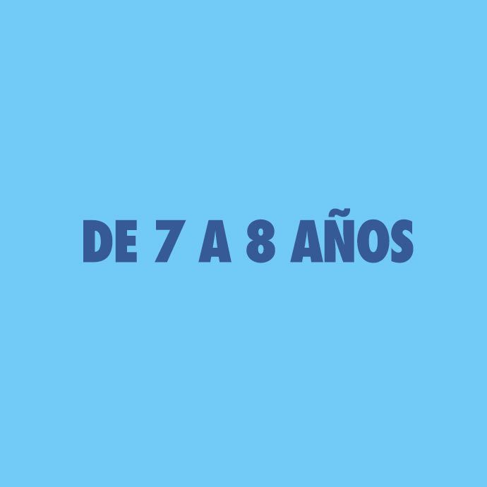 7 a 8 años