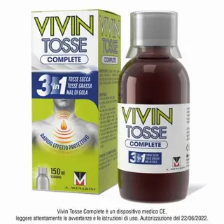 Vivin Tosse Complete Sciroppo Per Tosse 150 Ml
