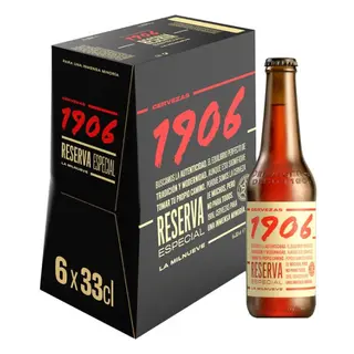 1906 Cerveza Botellín 6x330ml