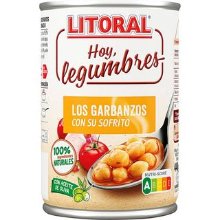 LITORAL Garbanzo Con Sofrito 440 G