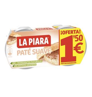 Paté Suave La Piara Pack 2 Uds. 1.50€ 150 G