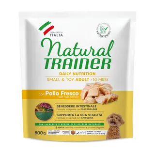 Natural trainer small & toy con pollo 800g