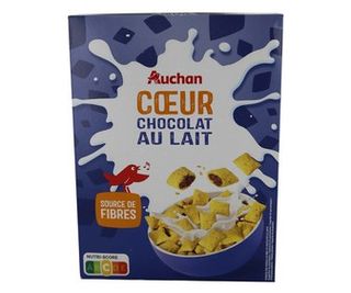 Cereales Rellenos Chocolate Con Leche Auchan 400G