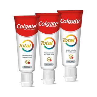 Pasta De Dientes Colgate Total Original 24H De Protección Completa, Kit De Viaje 3X20Ml (153890)