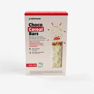 Barrita De Cereales Recubierta X10 Chocolate Blanco Y Frutos Rojos Talla Única .