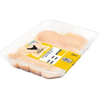 Filetes De Pechuga Pollo Corte Fino (580 G Por Bandeja Aprox.)