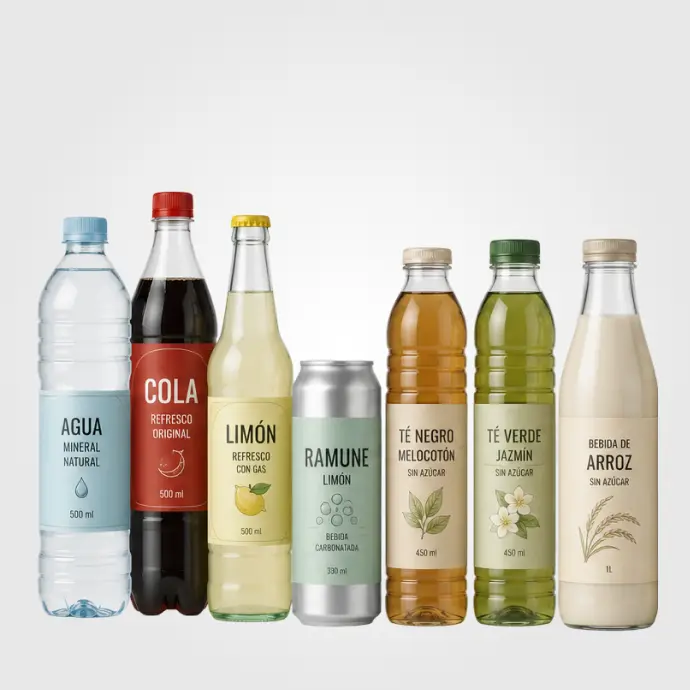 Aguas, Refrescos y Ramune