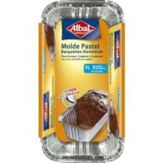 Molde Para Pastel 22X11Cm 1 L. Albal, Pack 3 Uds (13343165)