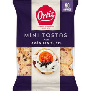 ORTIZ Tostas Con Arándanos 90 G
