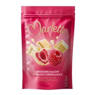 Marletto Mrożone Maliny w białej czekoladzie 150 g