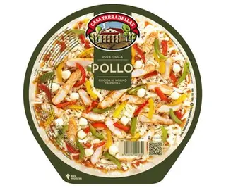 Pizza Fresca de Pollo Cocida Al Horno de Piedra Casa Tarradellas 410 G
