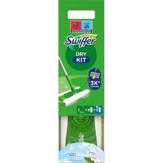 Kit atrapapolvo, mopa-3 rec. húmedos-6 secos SWIFFER, pack 1 ud (26673152)