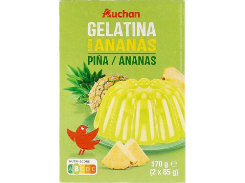 GELATINA AUCHAN ANANÁS 170G