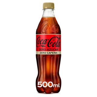 Coca-Cola Zero Azúcar Zero Cafeína 500ml Botella