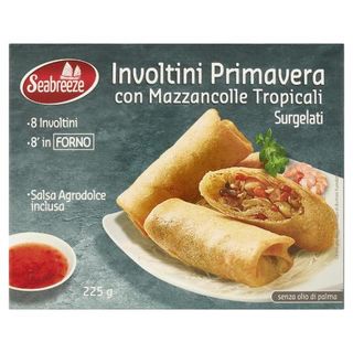 Seabreeze Involtini Primavera Con Mazzancolle Tropicali Surgelati 225 G - 120701