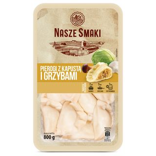 Nasze Smaki Pierogi z kapustą i grzybami, 400 g