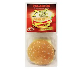 Hamburguesa con Queso Gouda Palacios 2 X 125 G.