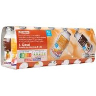 Lcasei Fresa, Platano Y Piña Coco Eroski, Pack 12X100 Ml. (15645070)