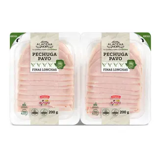 Pechuga De Pavo Dia Nuestra Alacena 2 X 200 G