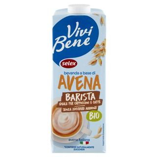 Selex Vivi Bene Bevanda a Base di Avena Barista Biologica 1 L
