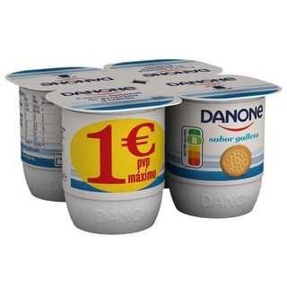 Yogur Sabor Galleta Danone, Pack 4X120 G (25866476)