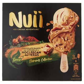 Nuii Cioccolato Bianco Con Caramello E Noci Pecan Del Texas 3 X 66 G - 162746