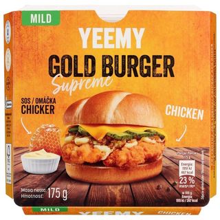 Yeemy Gold burger supreme z sosem majonezowo-miodowym 175 g