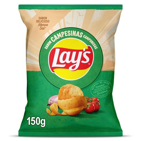 Patatas Fritas Sabor Campesina Lay's Bolsa 150 Gr.