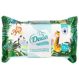Dada Chusteczki nawilżane dla dzieci i niemowląt 3x72 szt.
