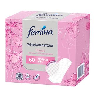 Femina Wkładki higieniczne Classic, 60 szt.
