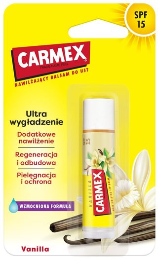 Carmex Vanilla Balsam do ust SPF 15