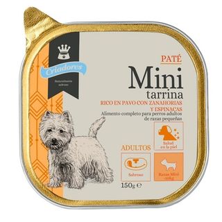 Criadores Adulto Mini Pavo Tarrina Para Perros 0.15Kg