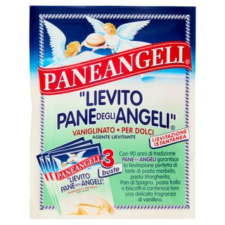 PANEANGELI "Lievito Pane degli Angeli" Vaniglinato per Dolci 3 x 16 g