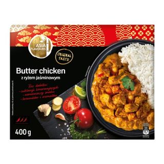 Asia Flavours Butter chicken z ryżem jaśminowym, 400 g
