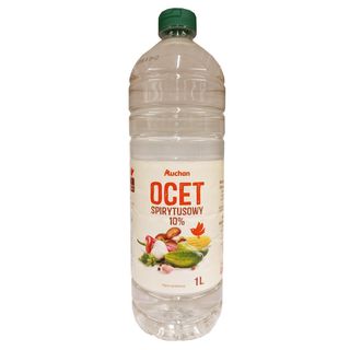 Auchan - Ocet spirytusowy 10% - 1 l