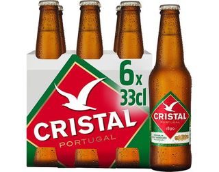 CERVEJA CRISTAL COM ÁLCOOL 6X0.33L