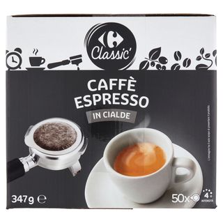 Carrefour Classic Caffè Espresso In Cialde 50 X 6,95 G